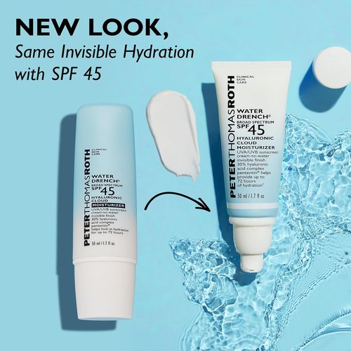 Peter Thomas Roth | Water Drench® SPF 45 Moisturizer with Hyaluronic Acid - Hydrating Formula