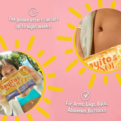 Rayitos de Sol Body Hair Bleach Kit with Coconut Oil Powder Bleach Peroxide Vol 30 - 9% Itch-Free | Legs Back Abdomen Arm Hair Bleach | Skin Protection and Nourishment