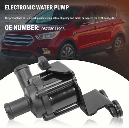 Engine Auxiliary Electric Water Pump Assembly - Fits Ford Escape 1.5L (2017-2019) & Fusion 1.5L (2014-2019) | Replace DS7G8C419CB