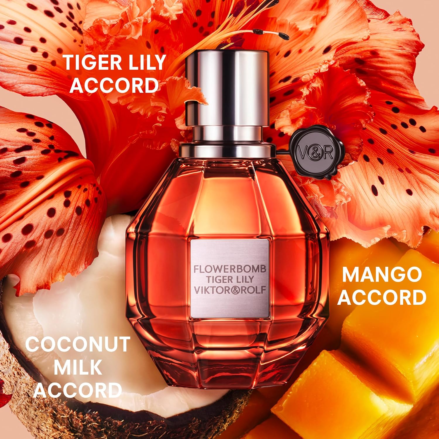 Viktor&Rolf - Tiger Lily Eau de Parfum - Floral & Fruity Women's Perfume - Coconut & Mango Notes