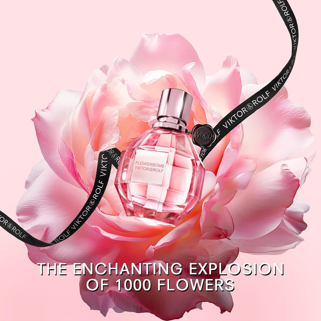 Viktor&Rolf - Flowerbomb Eau de Parfum - Women's Floral & Woody Perfume - Notes of Rose, Peony & Patchouli
