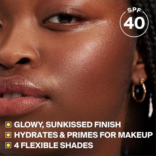 Supergoop! Glowscreen SPF 40 - Golden Hour Bronze Glow Tinted Sunscreen - Hydrating Primer with Hyaluronic Acid & Vitamin B5 - 1.7 fl oz