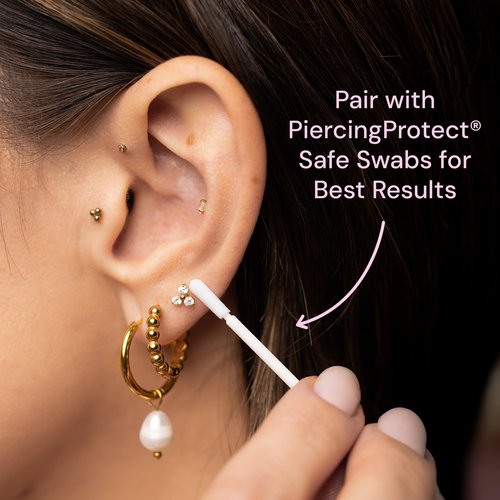 Piercing Aftercare Spray Hypochlorous | Non-Toxic Ear Piercing Cleaner with No Alcohol | for Sensitive Skin, Soothe & Protect PiercingProtect®