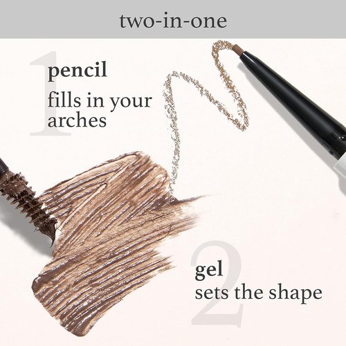 Julep Brow 101 Sculpting Pencil & Tinted Gel Set - Dual-Ended Eyebrow Tool for Defined, Waterproof Brows - Taupe