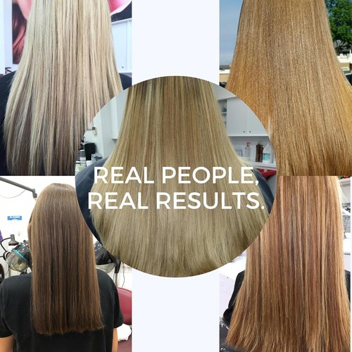 KERAZON Blonde Brazilian Hair BTX Treatment - Purple Mask for Platinum Effect, Deep Hydration & Frizz Control
