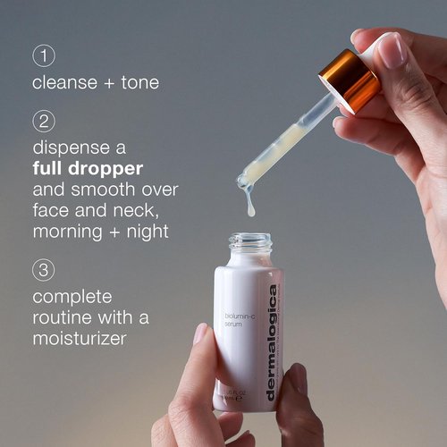 Dermalogica Biolumin-C Serum | Vitamin C Dark Spot Treatment with Peptides & AHA for Brighter Skin