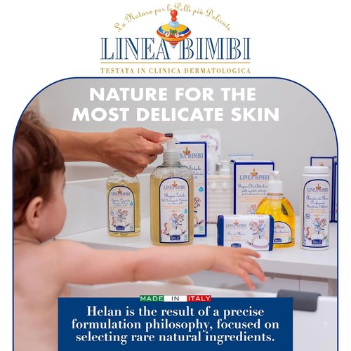 Helan Linea Bimbi Bio-Feminine Wash - Gentle Intimate Cleanser with Aloe Vera & Chamomile | 125ml (4.2 fl oz)