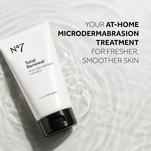 No7 Microdermabrasion Face Scrub - Exfoliating Dark Spot Corrector for Sensitive Skin | 2.5 Oz