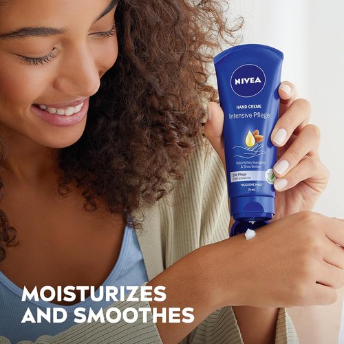 NIVEA Skin Care Set - Nourishing Body Wash, Moisturizing Lotion & Lip Balm | 4-Piece Gift Set for Her