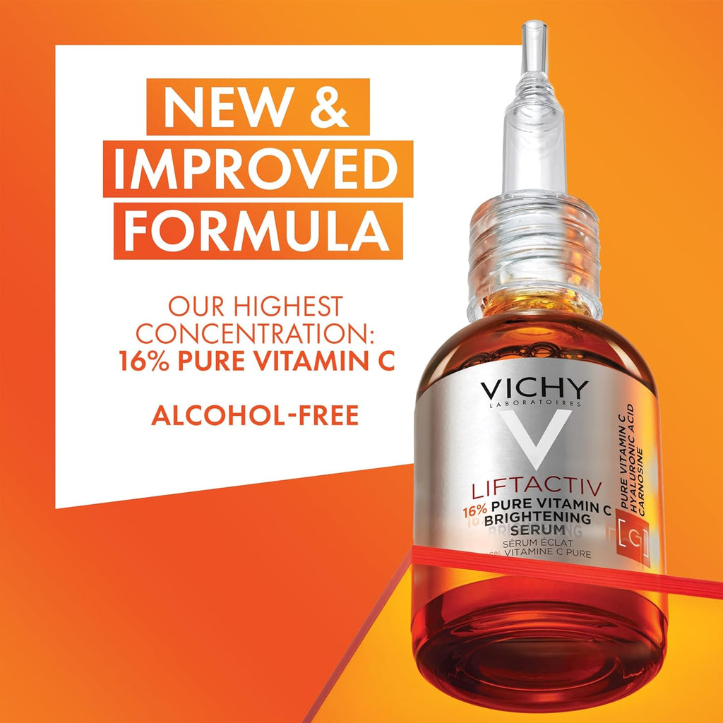Vichy Capital Soleil UV-Age Daily SPF 60 - Anti-Aging Sunscreen with Hyaluronic Acid & Vitamin C | Broad Spectrum, No White Cast