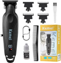 KEMEI 2293 Professional Hair & Beard Trimmer - Cordless Rechargeable Zero Gapped T Blade Clippers