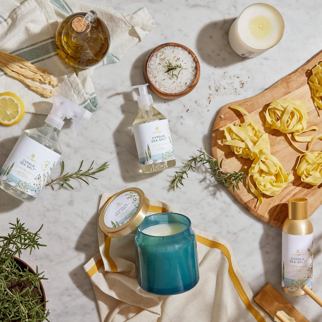 Thymes Cyprus Sea Salt Hand Wash - Nourishing Formula | 15.0 Fl Oz for Luxurious Cleanliness