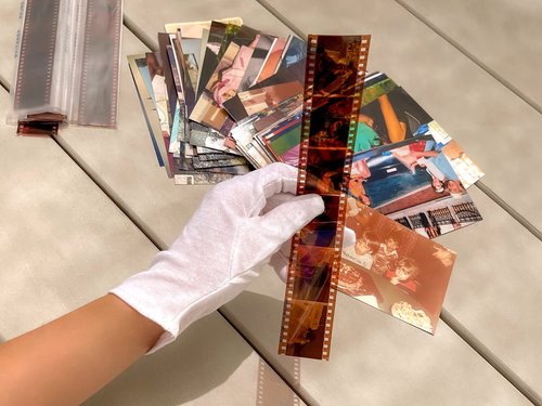 PHOTOMYNE Photo Handling Cotton Gloves for Delicate Items | Moisturizing Cotton Gloves for Dry Hands for Overnight Night | Multi use Cotton Gloves - 3 Pack