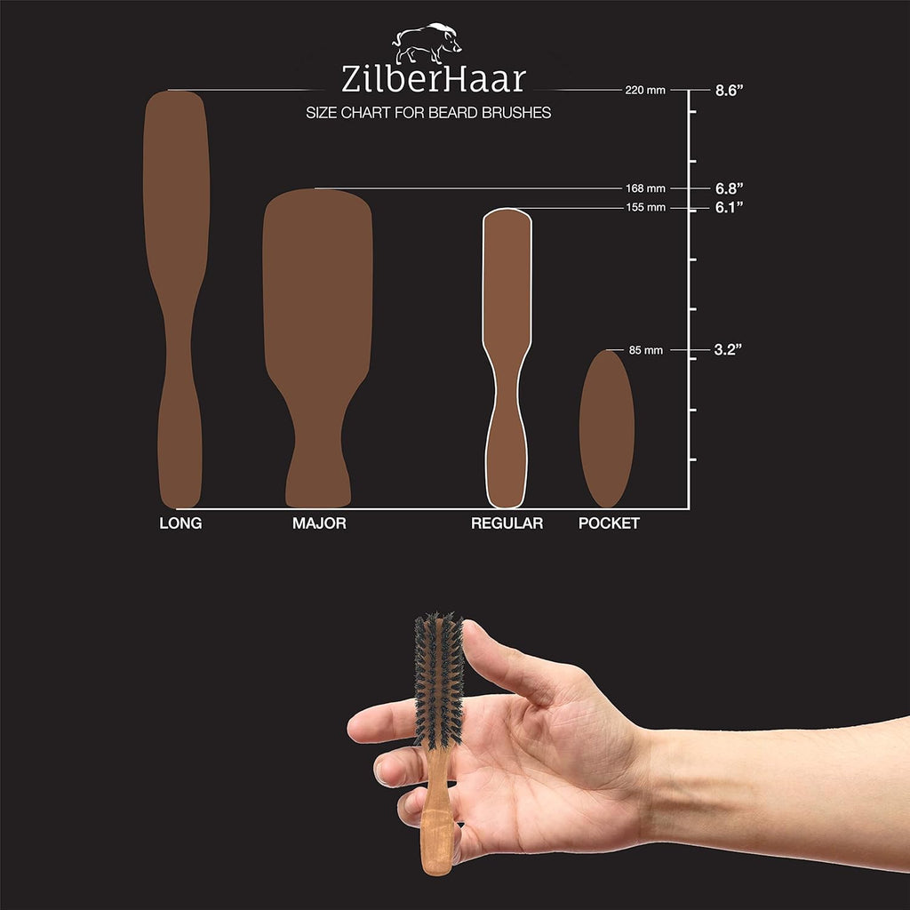 ZilberHaar Beard Oil Set - Nourishing Oil, Brush & Comb for Perfect Grooming | All-in-One Bundle