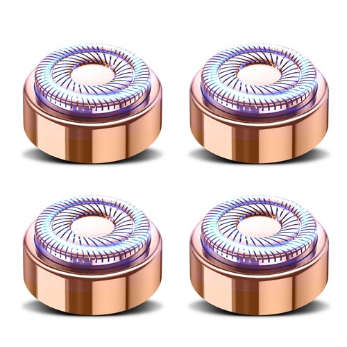 Flawless Replacement Heads Gen 2 - Replacement Heads for Flawless Facial Hair Remover - Replacement Blades for Finishing Touch Flawless Hair Removal 4 Counts
