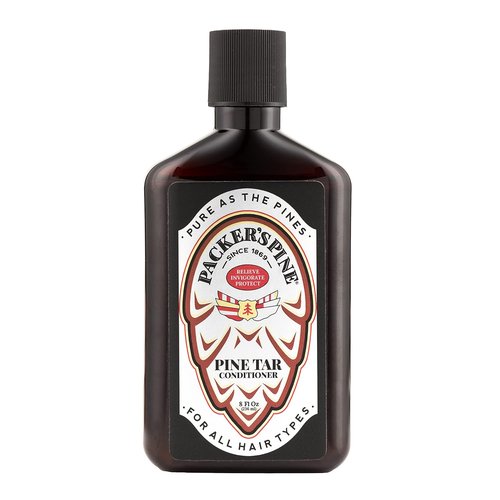 Packer's Pine Tar Conditioner - Natural Psoriasis Relief for Men with Pine Oils | 8 Fl Oz