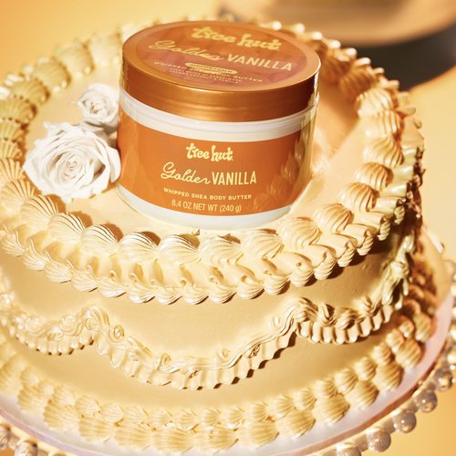 Tree Hut Golden Vanilla Whipped Shea Body Butter, Hydrating & Nourishing Body Lotion with Natural Oils, Moisturizer for Soft & Smooth Skin, 8.4 oz