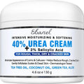 Ebanel Urea Cream 40% with Salicylic Acid - Intensive Foot Cream for Dry Cracked Skin | 4 Oz