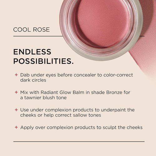 Perricone MD No Makeup Radiant Glow Balm - Cool Rose for a Natural, Luminous Finish