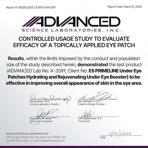Regine Switzerland Hyaluronic Acid Under Eye Patches - Hydrating Eye Masks for Puffiness & Dark Circles | 12 Pairs
