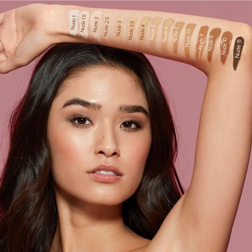 Nudestix Tinted Cover Liquid Foundation – Lightweight, Buildable Coverage for a Natural Radiant Finish | Hydrating Formula with 18 Botanical Extracts | Clean, Vegan Makeup, Shade: Nude 3.5