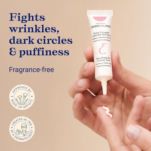 Embryolisse Smoothing Eye Contour Care - Revitalizing Gel Cream for Fine Lines & Puffiness | 0.50 Fl Oz