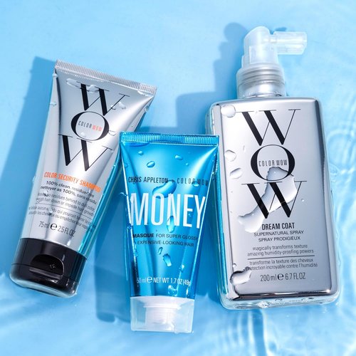 COLOR WOW Smooth + Shiny VIPs Kit - Ultimate Hair Care Set for Glossy, Frizz-Free Locks