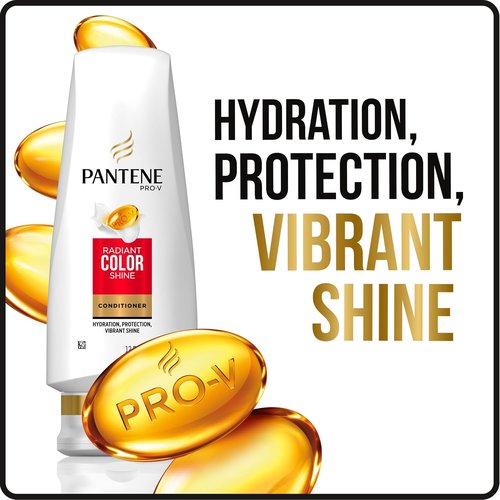 Pantene Pro-V Radiant Color Shine Conditioner - 17.7 Fl Oz | Enhance Shine & Vibrancy