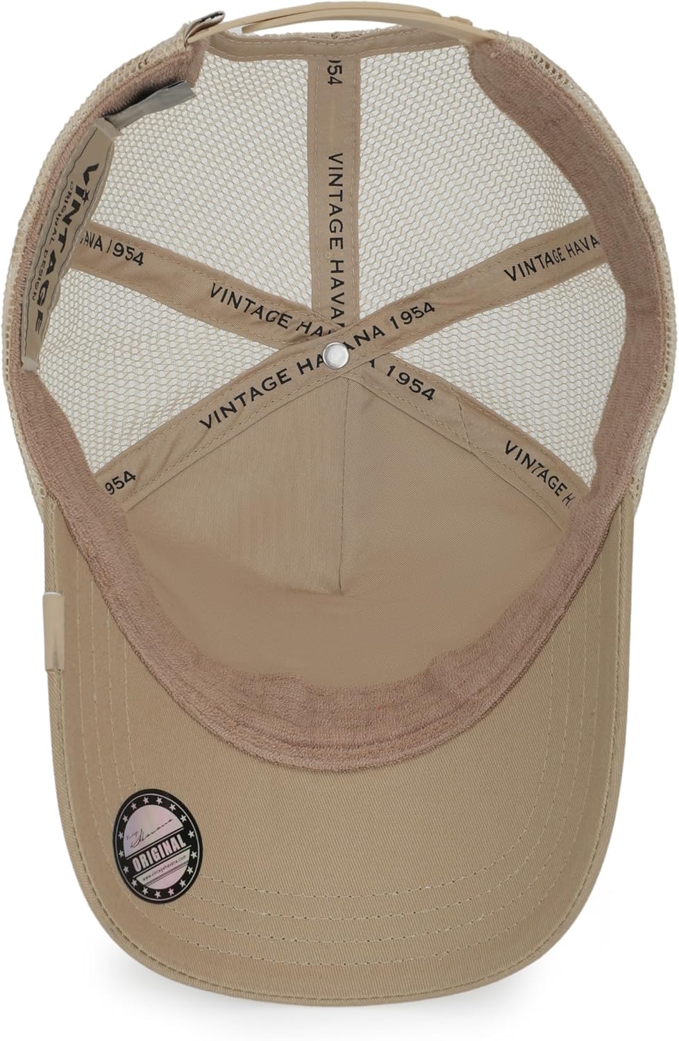 Vintage Havana Trucker Hats for Women - Adjustable Mesh Snapback Baseball Cap | Trendy & Stylish Design