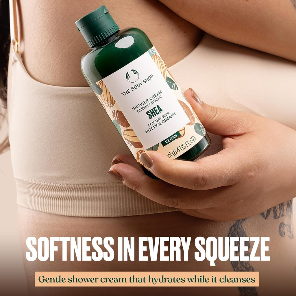 The Body Shop Nourish & Flourish Shea Body Care Gift Set - Vegan 5-Piece Collection for Ultimate Hydration