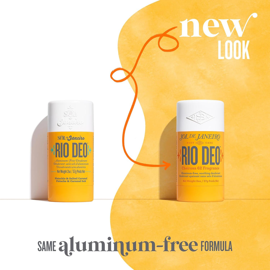 Sol de Janeiro Rio Deo Aluminum-Free Deodorant Refill | Eco-Friendly & Long-Lasting 2.5 oz
