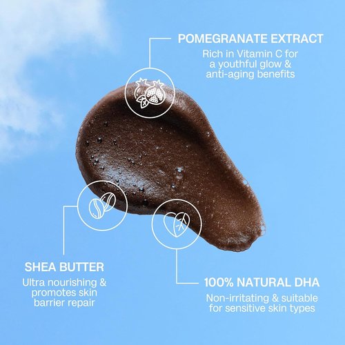 Bali Body Deep Violet Self-Tanning Mousse & Mitt Bundle - Streak-Free, Natural Bronzed Glow | Vegan & Cruelty-Free