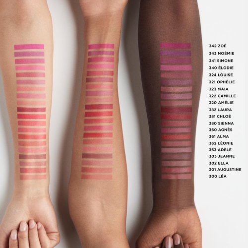 Laura Mercier Petal Soft Lipstick Crayon, 24HR Lip Softening Hydration, 12HR Sheer Matte Lip Color, Comfortable Weightless Wear, Diffused, Blurred Effect, 382 Laura - Plum red