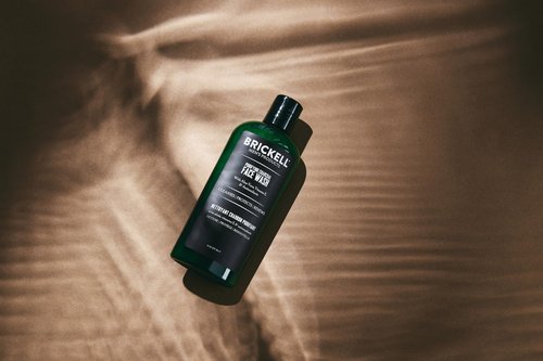 Brickell Men's Purifying Charcoal Face Wash for Men, Natural and Organic Daily Facial Cleanser, 8 Ounce, Scented