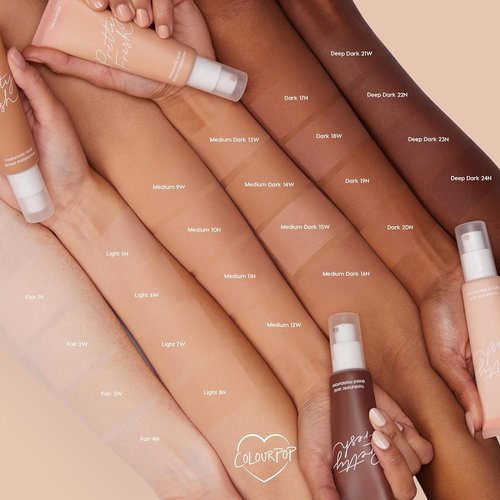 ColourPop Pretty Fresh Tinted Moisturizer - Hydrating Skin Tint with Hyaluronic Acid - Light 6W (1.45 oz)