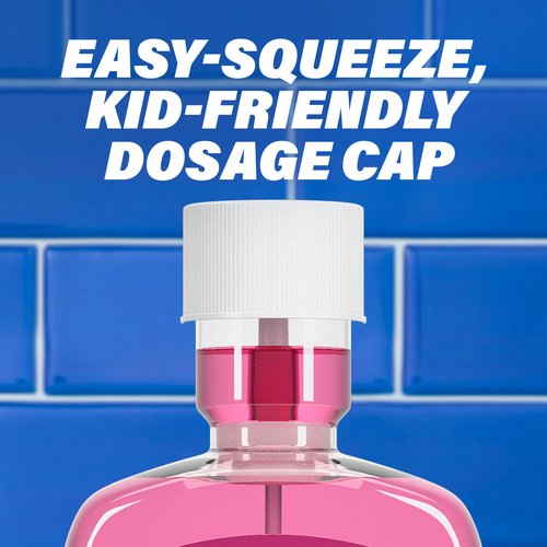 ACT Kids Anticavity Fluoride Mouthwash, Sugar & Alcohol Free Mouth Rinse Strengthens Teeth, Bubble Gum Blowout, 16.9 fl. oz., 2pk