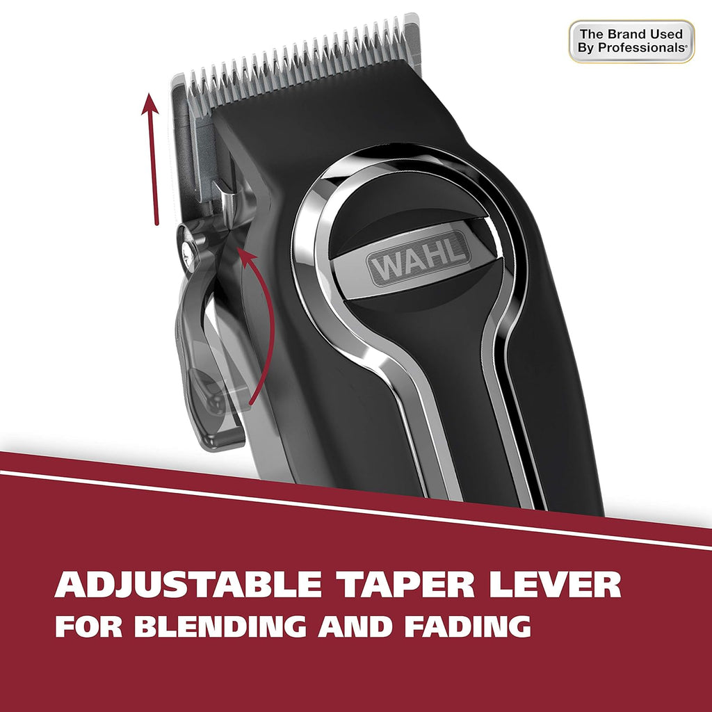 Wahl USA Elite Pro Hair Clipper Kit - High-Performance Corded Grooming Set for Men | Model 79602M