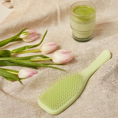 Tangle Teezer Ultimate Detangler Brush - Plant-Based, Reduces Breakage for Fine & Color-Treated Hair | Matcha Green