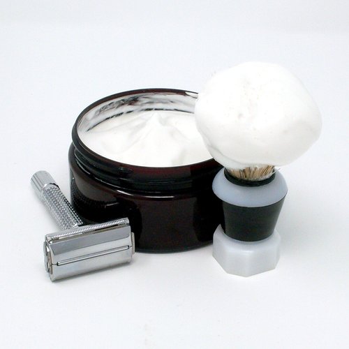 TSE for Men Lavender Sage Shaving Soap with Tallow and Shea Butter. Natural Ingredients for Rich Lather and a Smooth Comfortable Shave. Artisan 4.5 oz Semi-Soft Italian Style. Made in the USA.