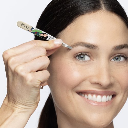 Tweezerman Mulan Slant Tweezer - Eyebrow Tweezers for Women and Men