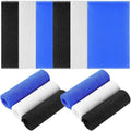 Tatuo 12 Pack 36 Inch Exfoliating Bath Cloth Towel African Net Sponge Extra Long Nylon Korean Bath Towel Japanese Shower Cleaning Sponges for Back Body(White, Black, Dark Blue)