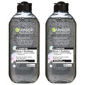 Garnier SkinActive Micellar Cleansing Jelly Water - Charcoal Purifying Formula | 2-Pack