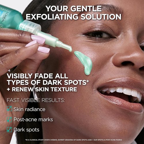L'Oreal Paris Bright Reveal Exfoliant Peel - 25% AHA BHA PHA Face Exfoliator for Dark Spots & Renewed Skin Texture