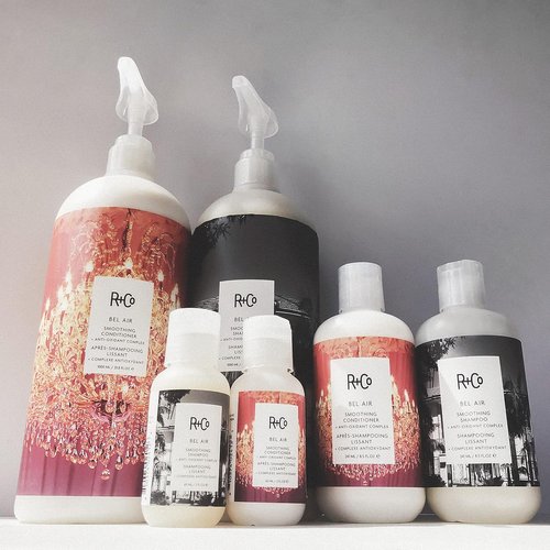 R+Co Bel Air Smoothing Shampoo - Anti-Oxidant Complex for Frizz-Free Hair | UV Protection & Hydration