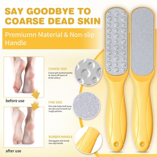 LUCOTIYA Foot Soak Set Pedicure Kit, Vanilla chamomile Foot Soak Salts, File, Scrub & Urea Cream,Pedicure Supplies for Dry Cracked Feet for Women