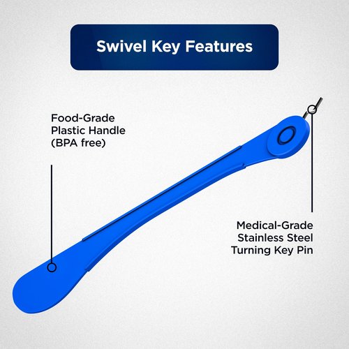 Galvanox Dental Orthodontic Expansion Swivel Key Tool for Palatal Expanders (6 Pack)