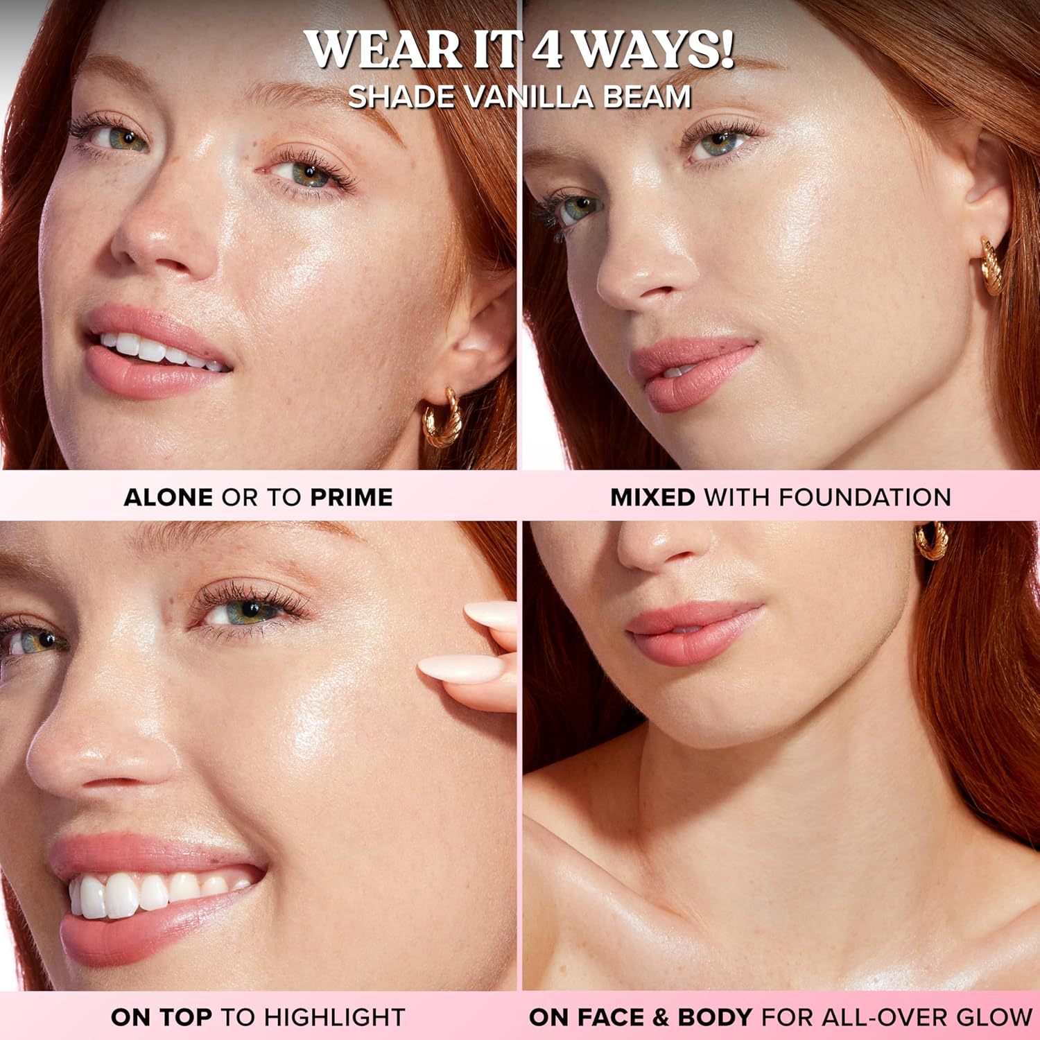Too Faced Born This Way Super Glow Enhancer - Hydrating Gel for Radiant, Illuminated Skin | Non-Greasy & Blendable