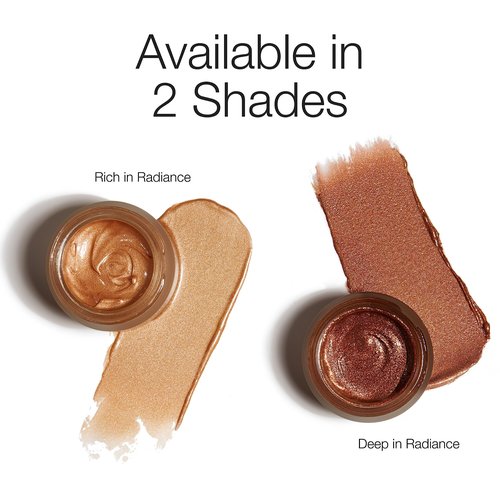 RMS Beauty Master Radiance Base - Hydrating & Skin Firming Illuminating Highlighter Makeup Cream with Light-Reflecting Pearls for Glowing, Radiant Skin - Rich (0.50 oz / 15ml)