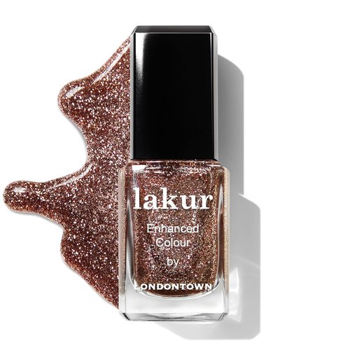 LONDONTOWN Lakur Nail Polish - Long-Lasting, Streak-Free Nude & Brown Shades | 21+ Free Non-Toxic Vegan Formula, 0.4 Fl Oz
