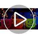 Cute Colorful Halloween Pumpkin Candy Buckets with Handles - 12 Pack